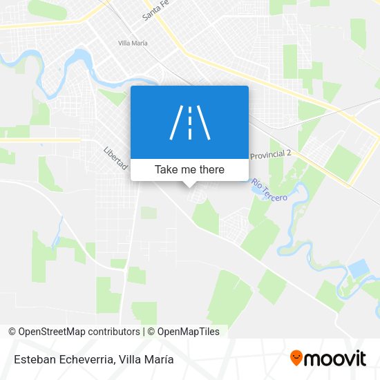 Esteban Echeverria map
