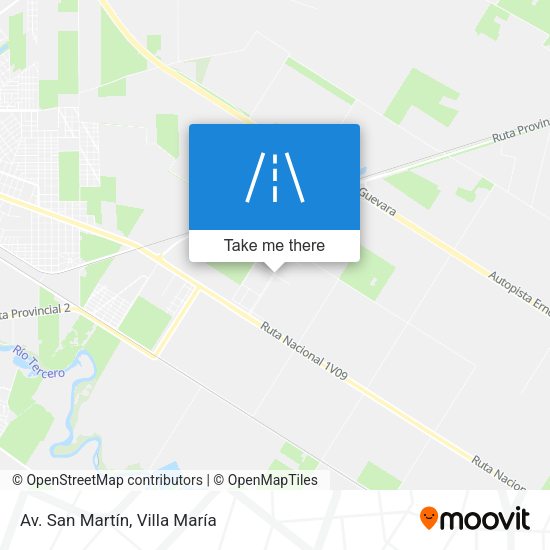 Mapa de Av. San Martín
