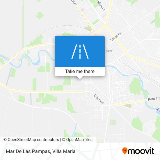 Mar De Las Pampas map