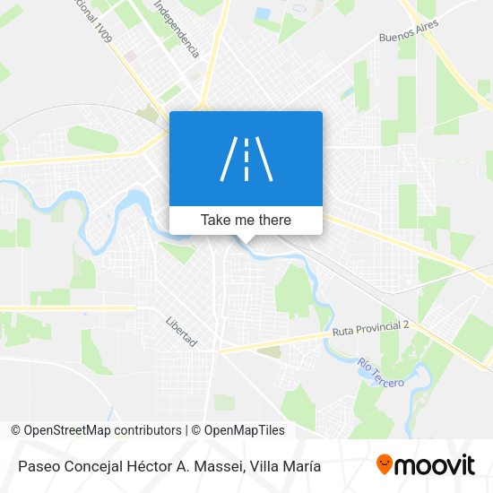 Paseo Concejal Héctor A. Massei map