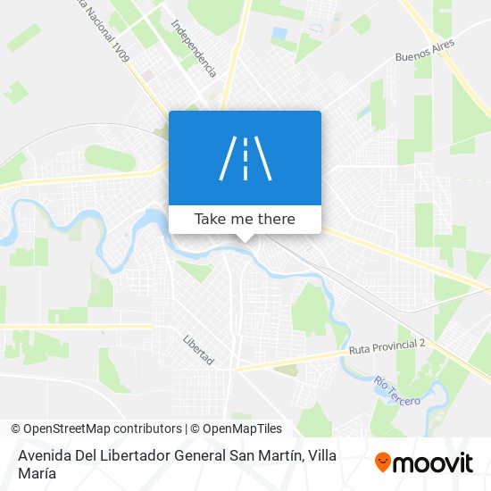 Avenida Del Libertador General San Martín map