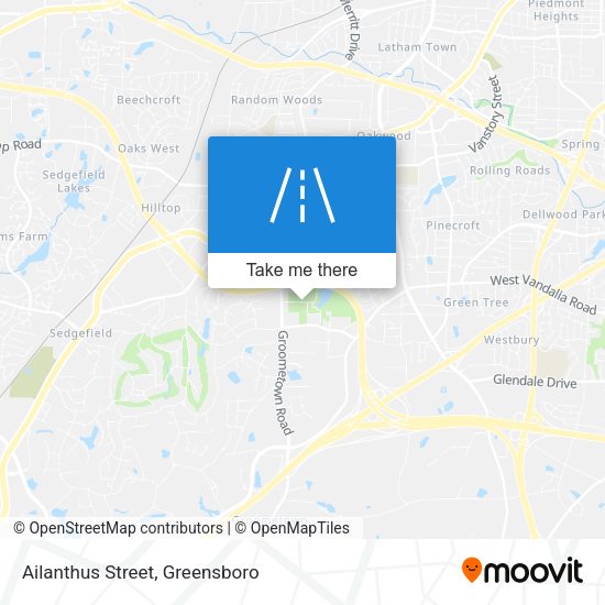 Mapa de Ailanthus Street
