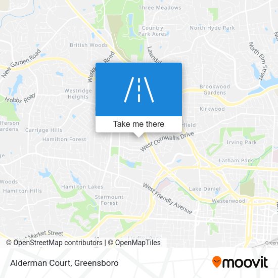 Mapa de Alderman Court