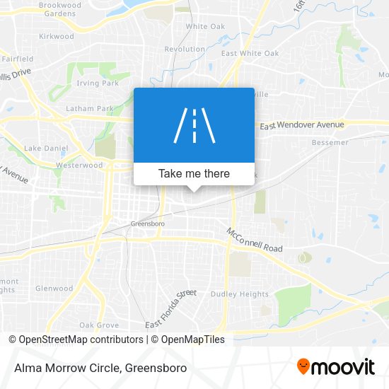 Alma Morrow Circle map