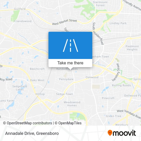 Annadale Drive map