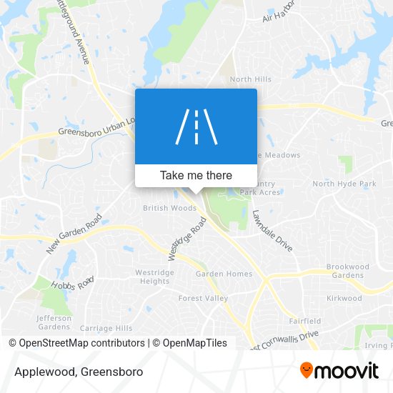 Mapa de Applewood