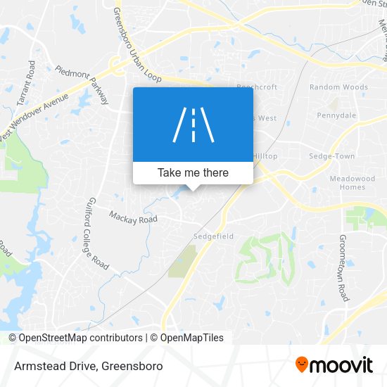 Mapa de Armstead Drive