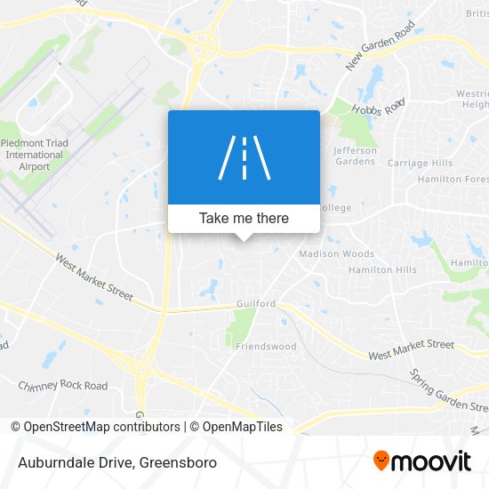 Auburndale Drive map