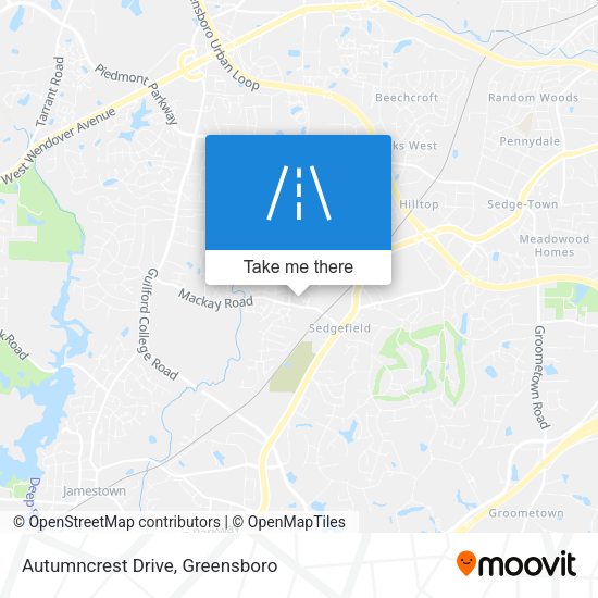 Mapa de Autumncrest Drive
