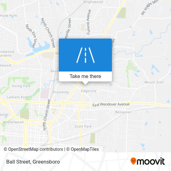 Ball Street map
