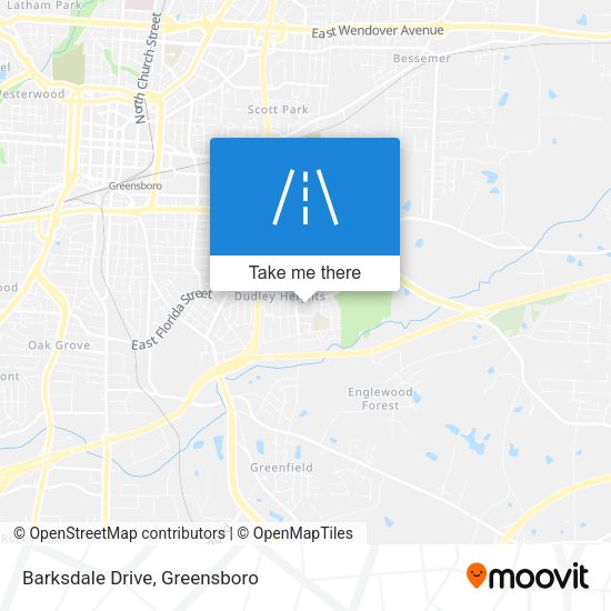Barksdale Drive map
