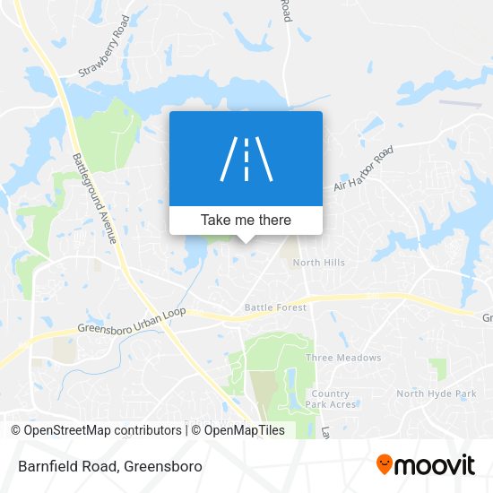 Mapa de Barnfield Road