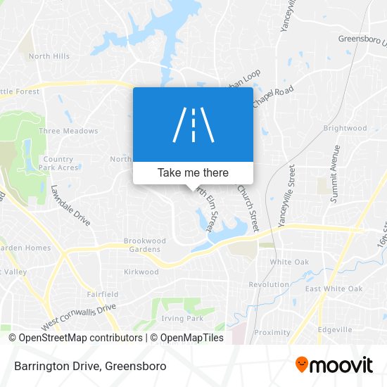 Barrington Drive map
