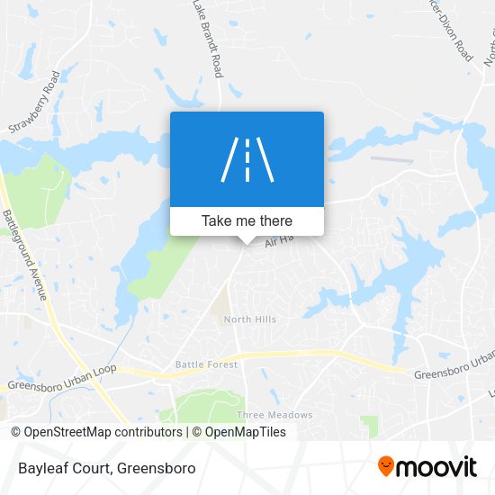 Mapa de Bayleaf Court