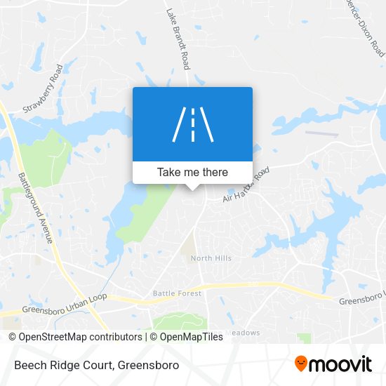 Mapa de Beech Ridge Court