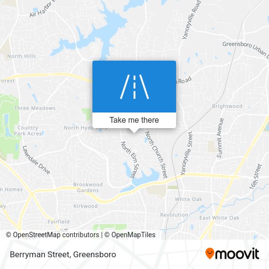 Berryman Street map