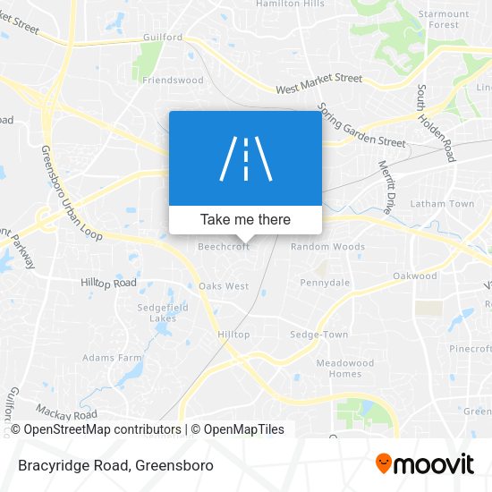 Mapa de Bracyridge Road