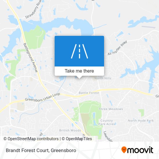 Brandt Forest Court map