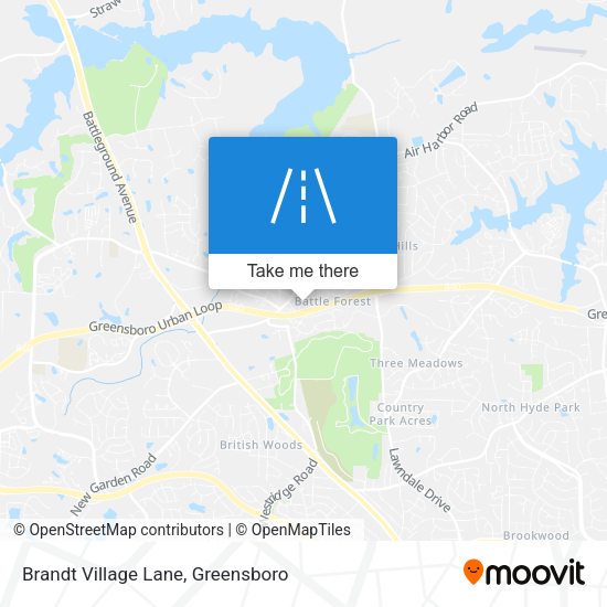 Mapa de Brandt Village Lane