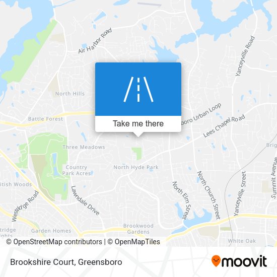 Mapa de Brookshire Court