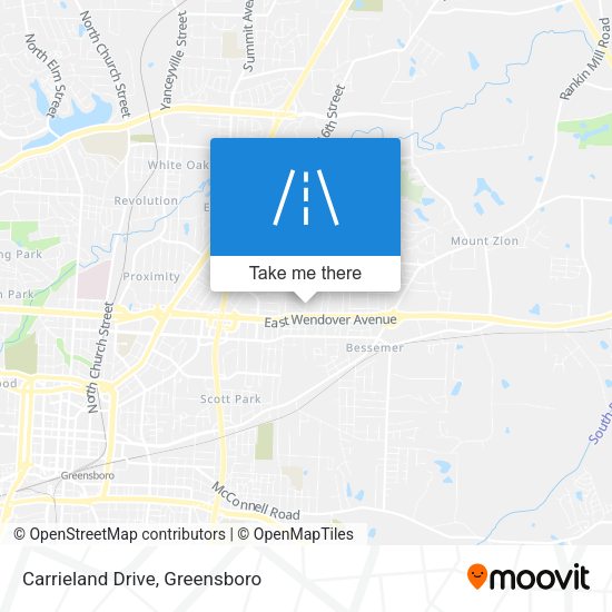 Carrieland Drive map