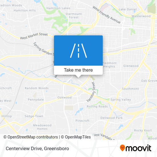 Centerview Drive map