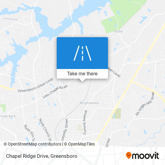 Mapa de Chapel Ridge Drive