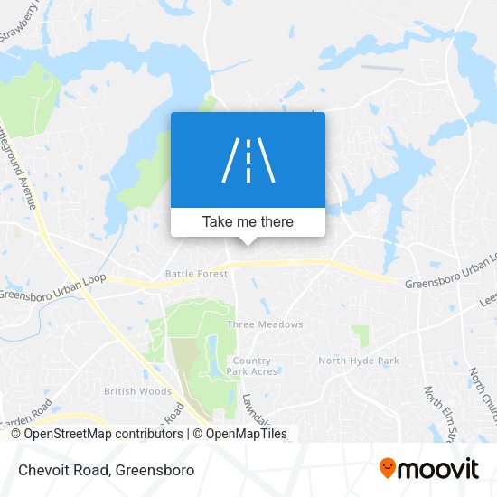 Mapa de Chevoit Road