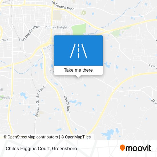 Chiles Higgins Court map