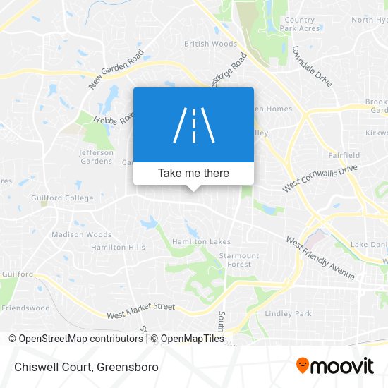 Mapa de Chiswell Court