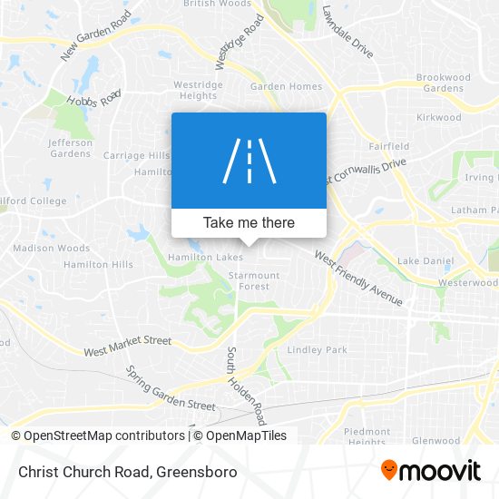 Mapa de Christ Church Road