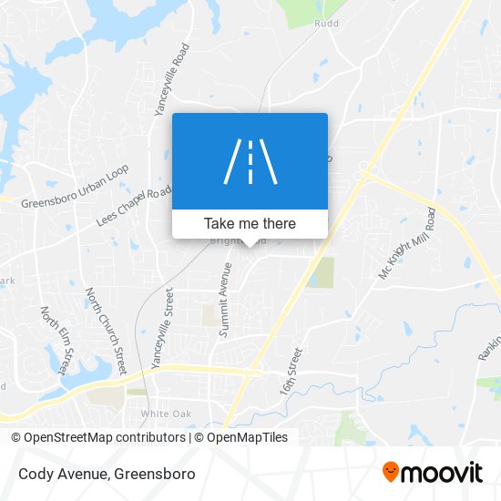 Cody Avenue map