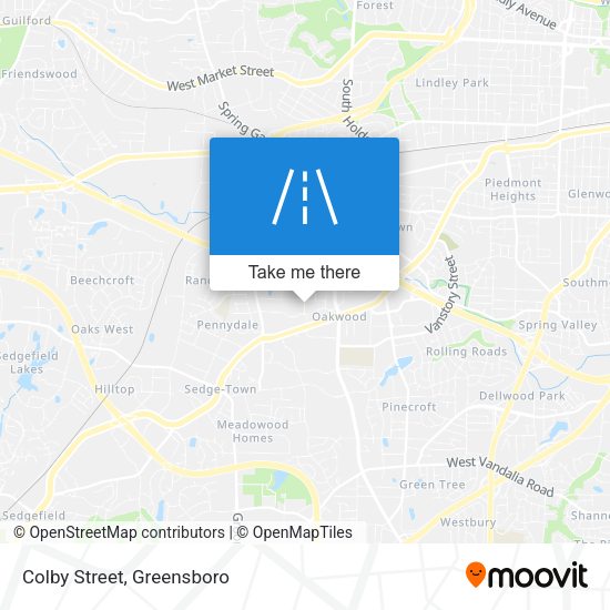 Mapa de Colby Street