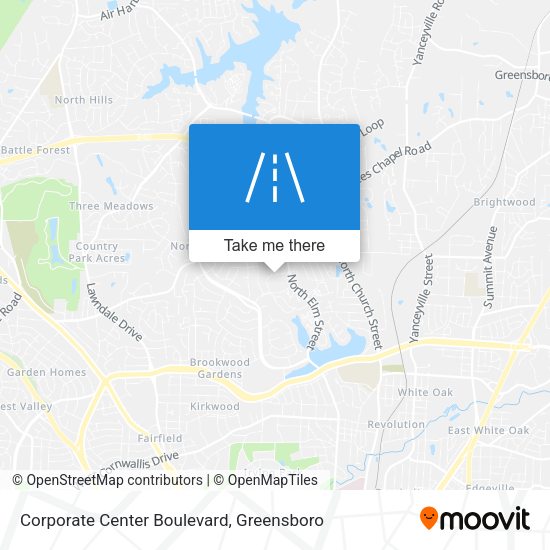 Mapa de Corporate Center Boulevard