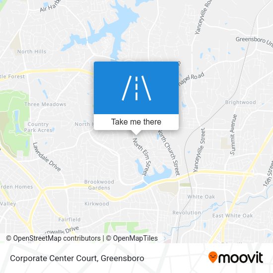 Mapa de Corporate Center Court