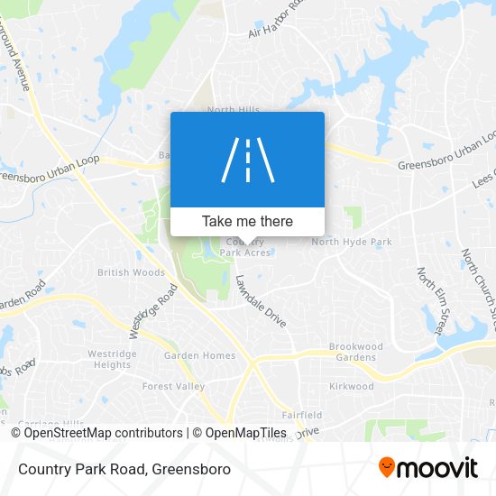 Mapa de Country Park Road