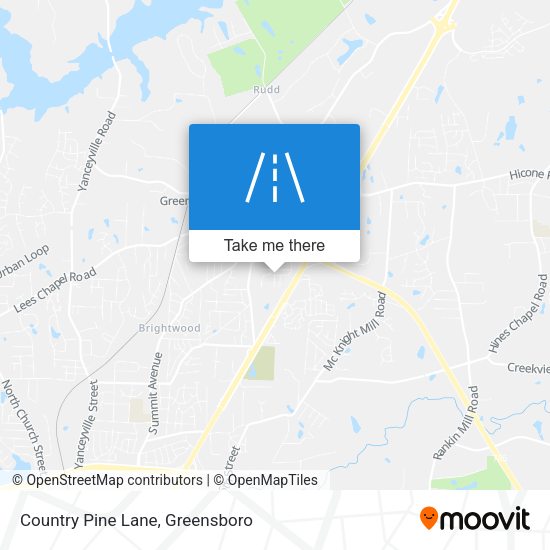 Country Pine Lane map