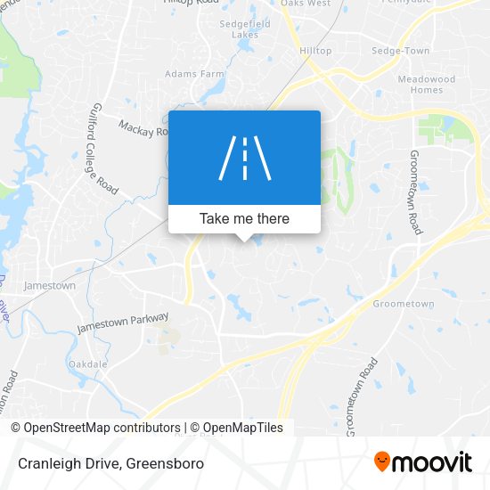 Mapa de Cranleigh Drive