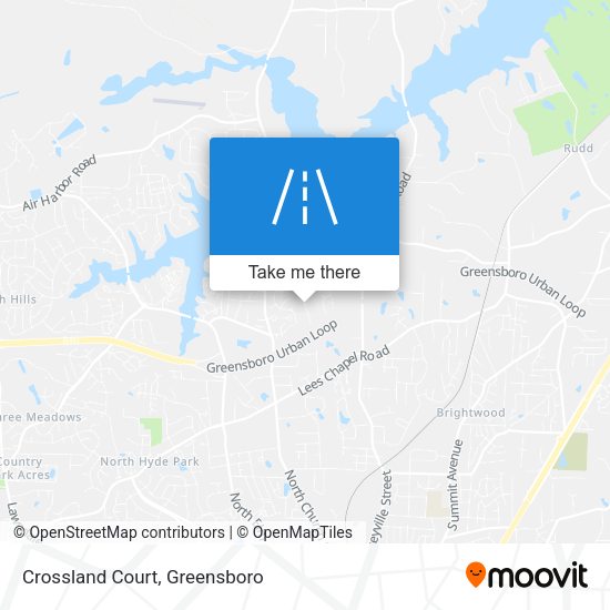 Crossland Court map
