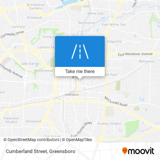 Cumberland Street map