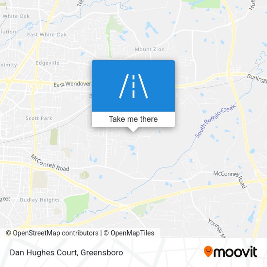 Mapa de Dan Hughes Court