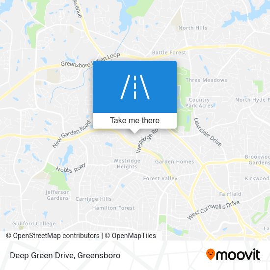 Mapa de Deep Green Drive