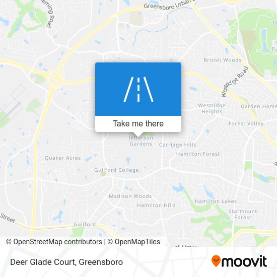 Deer Glade Court map