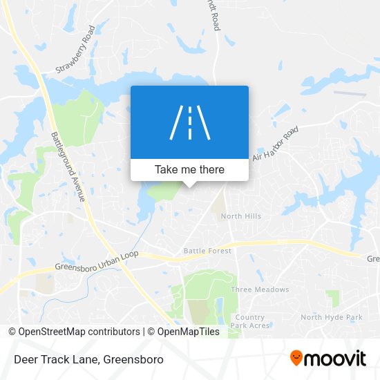 Mapa de Deer Track Lane