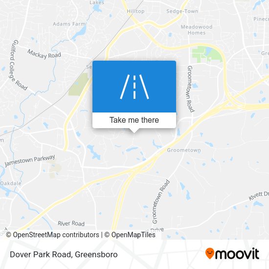Dover Park Road map