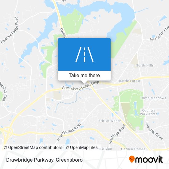 Drawbridge Parkway map