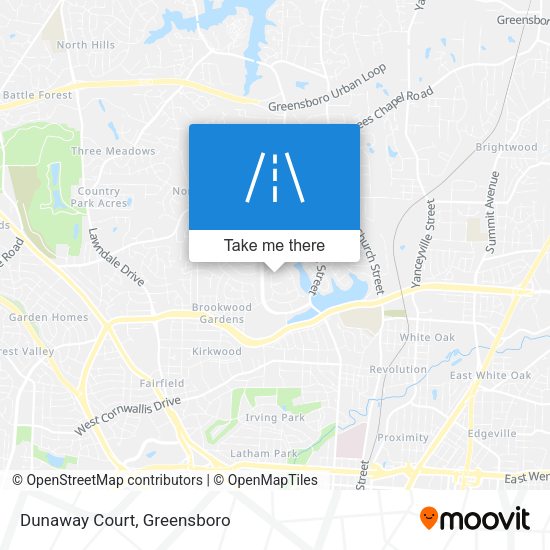 Mapa de Dunaway Court