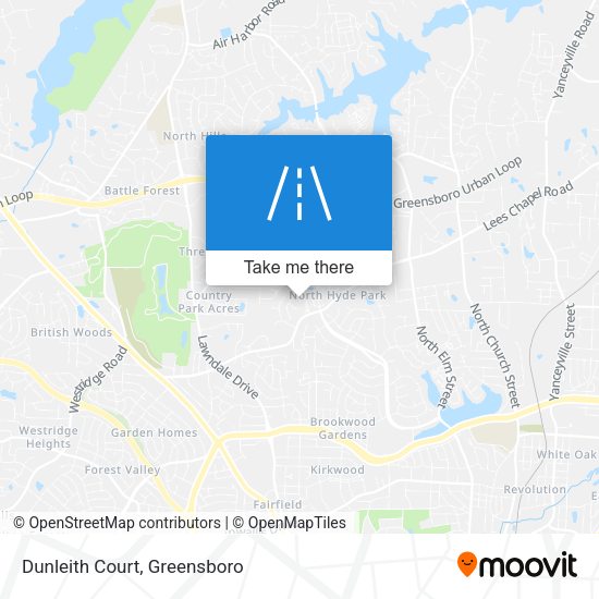 Mapa de Dunleith Court