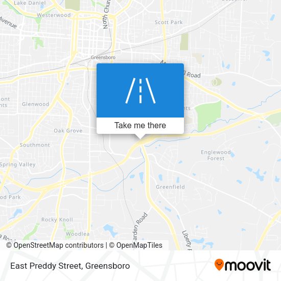 East Preddy Street map
