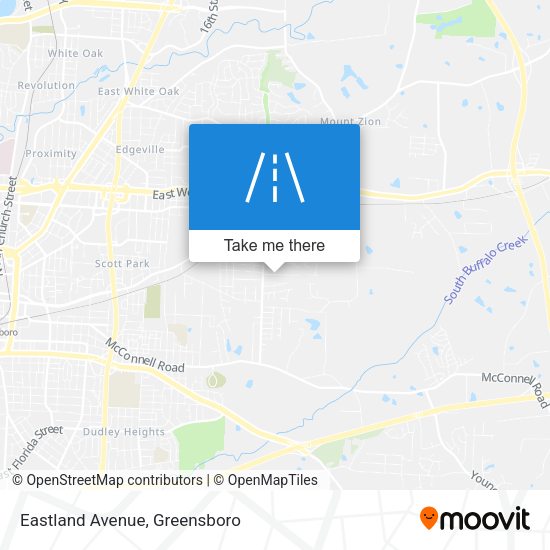Eastland Avenue map
